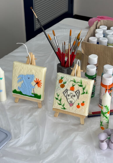 Candle Painting Workshop