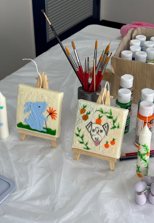 Candle Painting Workshop