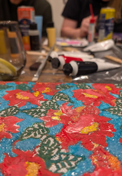 Canvas Painting Kit: Laced with Love