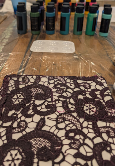 Canvas Painting Kit: Laced with Love
