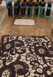 Canvas Painting Kit: Laced with Love