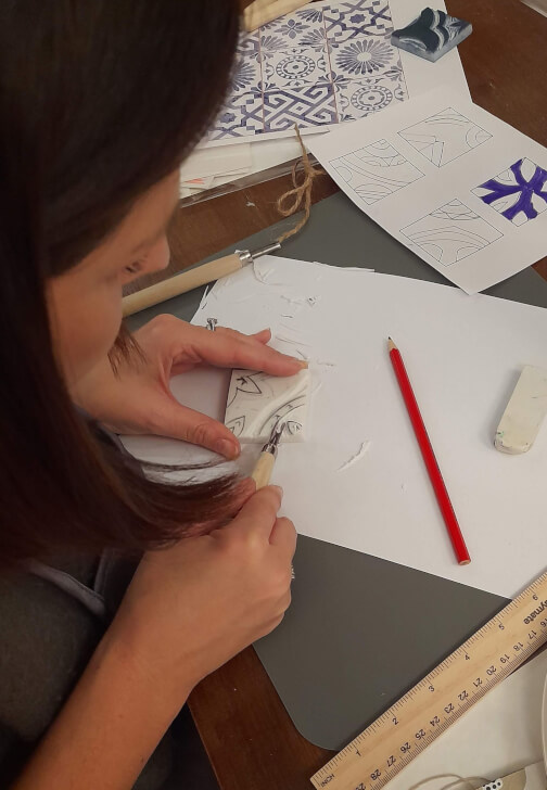 Carve and Create Block Printing Workshop