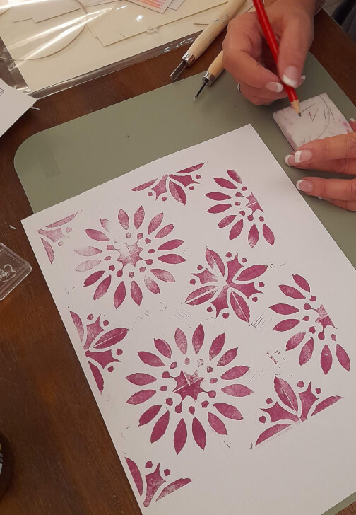 Carve and Create Block Printing Workshop