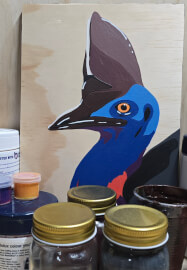 Cassowary Guided Painting Workshop