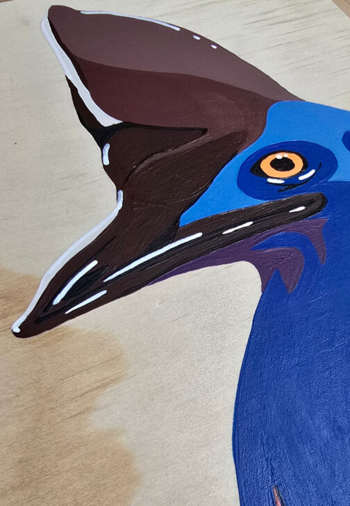 Cassowary Guided Painting Workshop