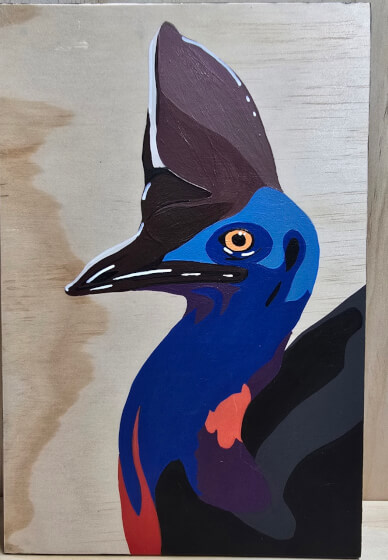 Cassowary Guided Painting Workshop