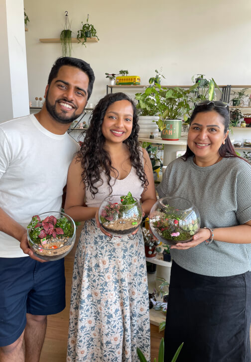 Celebrate Mother's Day with a Terrarium Workshop and Cookie Box