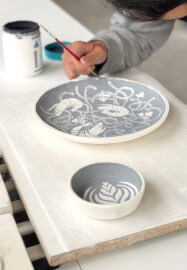 Ceramic Engraving Sgraffito Class