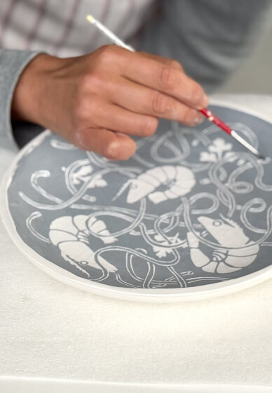 Ceramic Engraving Sgraffito Class