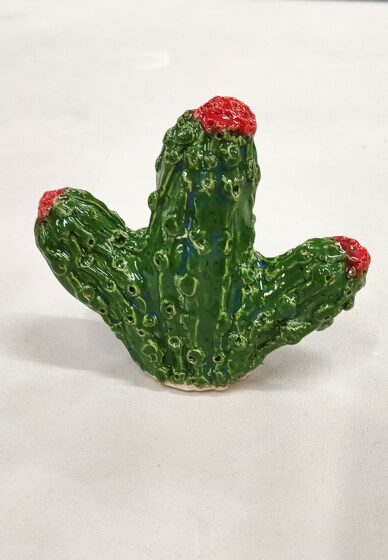 Ceramic Flowering Cacti Pot Workshop