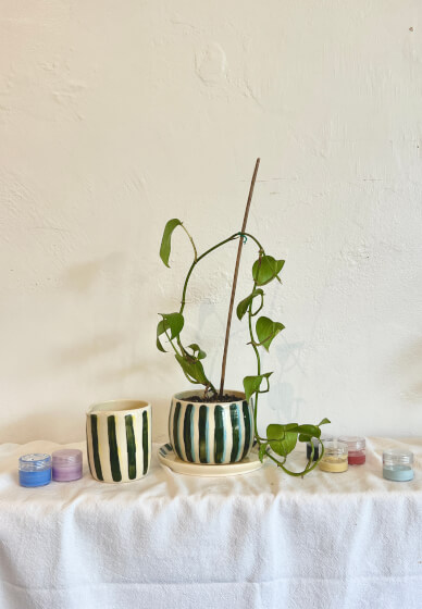 Ceramic Glazing and Sip Class