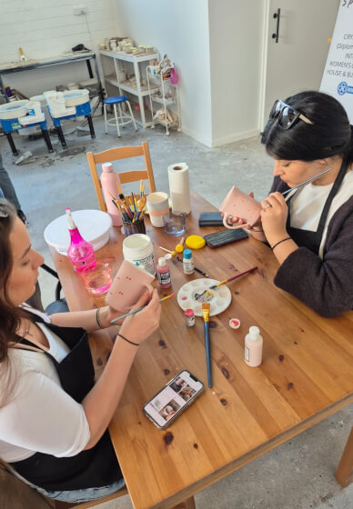 Ceramic Mug Painting Workshop