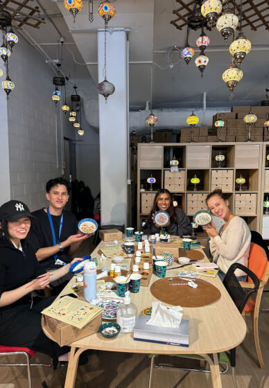 Ceramic Paint and Sip Workshop in Terrigal