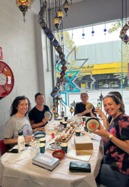 Ceramic Paint and Sip Workshop in Terrigal