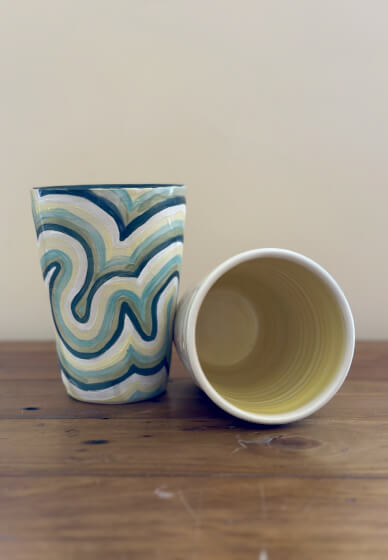 Ceramic Paint and Sip Workshop