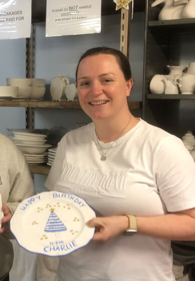 Ceramic Painting Workshop - Course of 10 Sessions