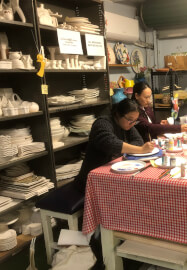 Ceramic Painting Workshop - Course of 8 Sessions