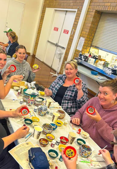Ceramic Painting Workshop in Murwillumbah