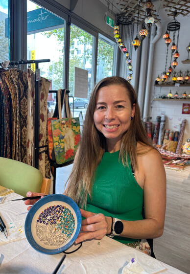 Ceramic Painting Workshop in Penrith