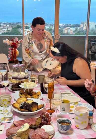 Ceramic Painting Workshop with Matcha