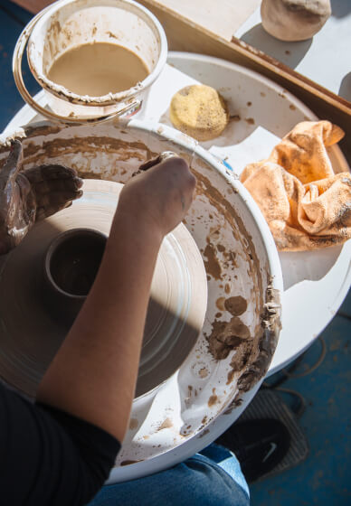 Ceramic Pottery Wheel and Hand Building Intro Workshop