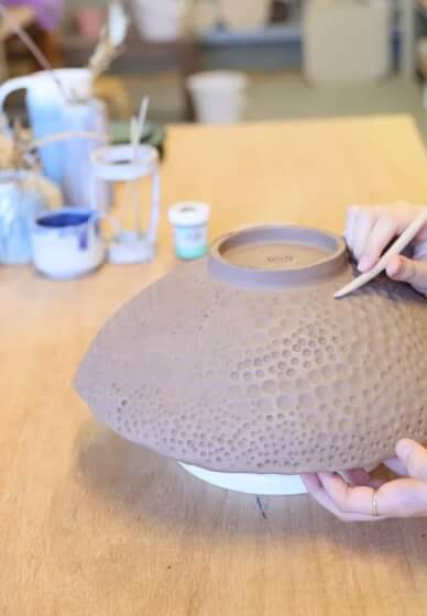 Ceramic Serving Bowl Pottery Class