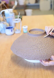 Ceramic Serving Bowl Pottery Class