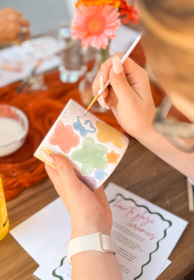 Ceramic Sip and Paint Class