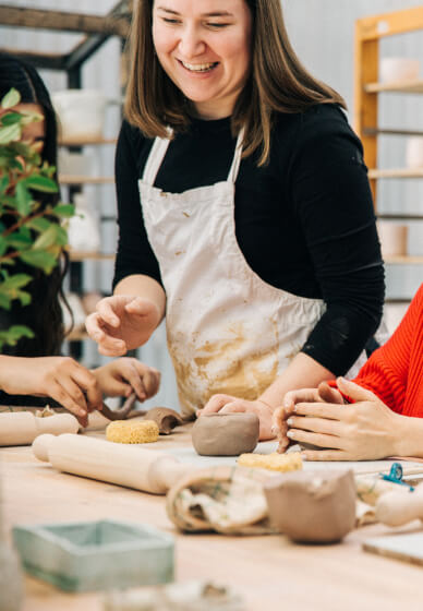Ceramic Tealight Candle Holder Workshop