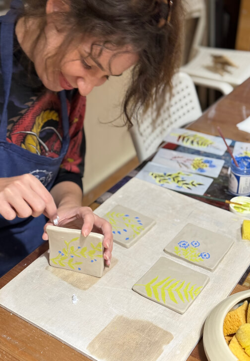 Ceramic Workshop: Handmade Coaster or Tile