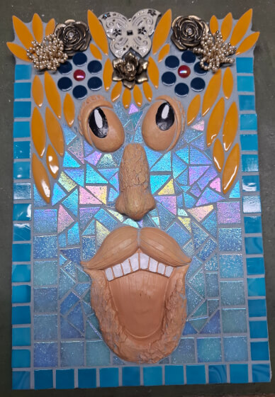 Cheeky Mosaic Tree Face Workshop
