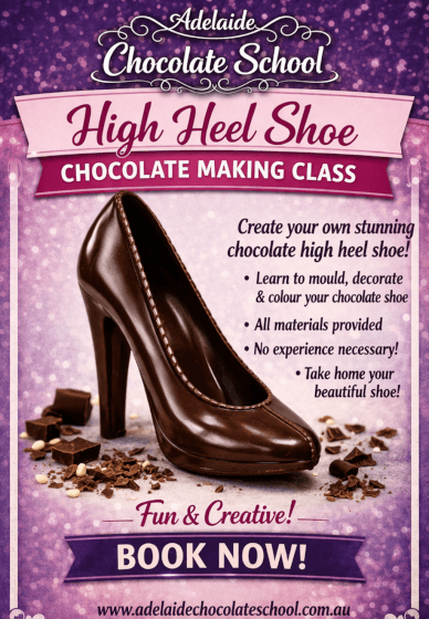 Chocolate High Heel Shoe Making Class