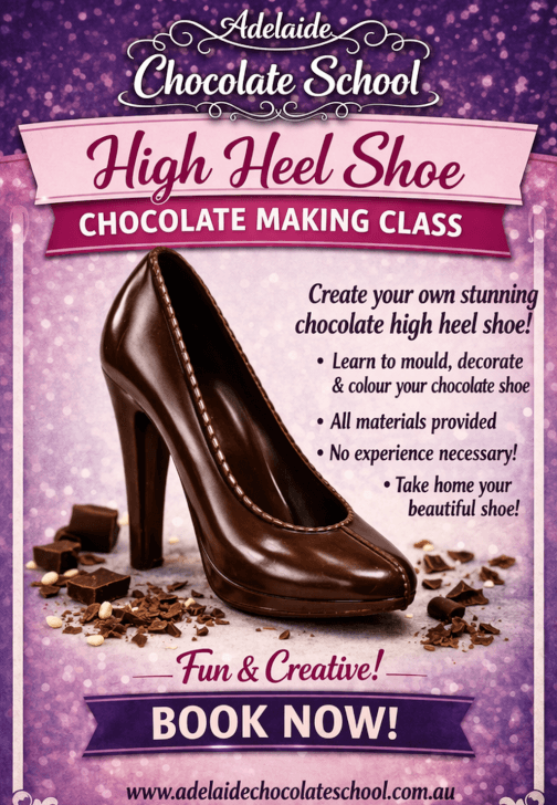 Chocolate High Heel Shoe Making Class