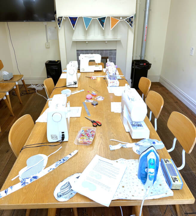 Christmas Bunting Sewing Workshop