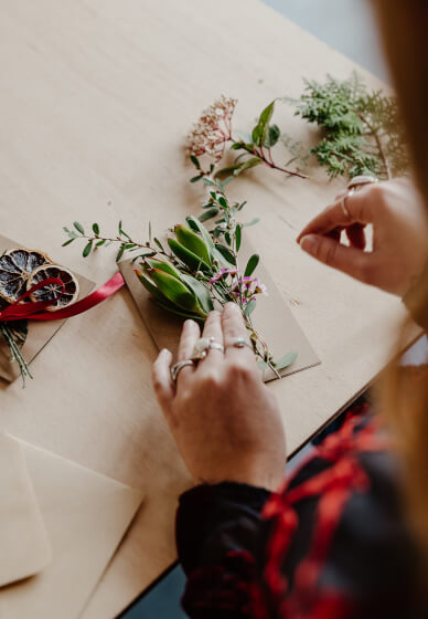 Christmas Card Making Workshop Perth | Handmade Festive Cards