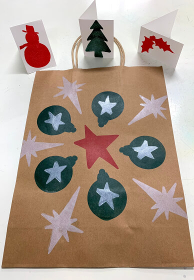 Christmas Craft: DIY Gift Bags and Cards Class