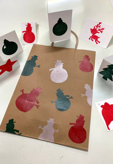 Christmas Craft: DIY Gift Bags and Cards Class