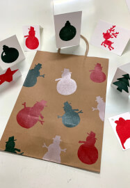 Christmas Craft: DIY Gift Bags and Cards Class