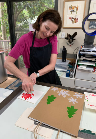 Christmas Craft: DIY Gift Bags and Cards Class