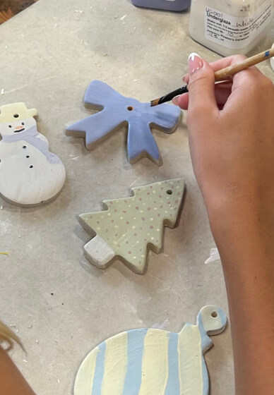 Christmas Decorations Clay Workshop