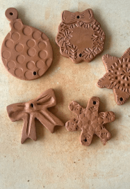 Christmas Decorations Clay Workshop