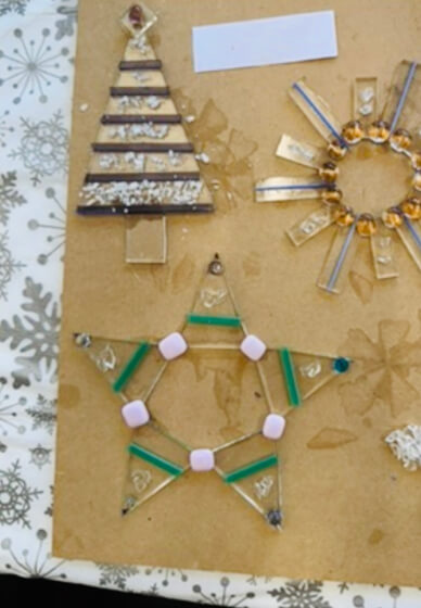 Christmas Decorations Fused Glass Workshop