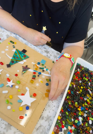 Christmas Decorations Fused Glass Workshop