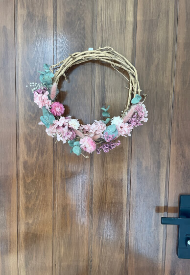 Christmas Dried Flower Wreath Workshop