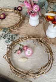 Christmas Dried Flower Wreath Workshop