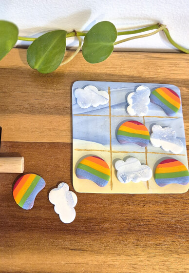 Christmas Gifts Workshop | Tic Tac Toe Game | Polymer Clay