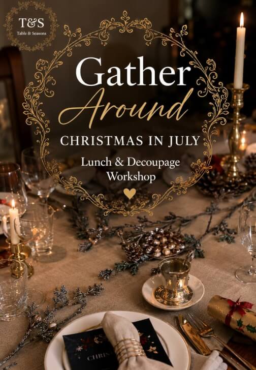Christmas in July Decoupage Workshop