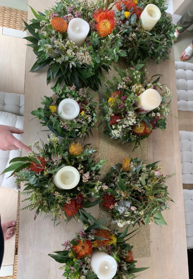 Christmas in July Flower Arrangement Workshop