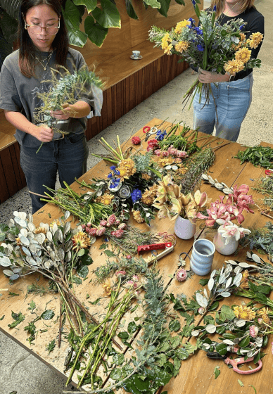 Christmas in July Flower Arrangement Workshop