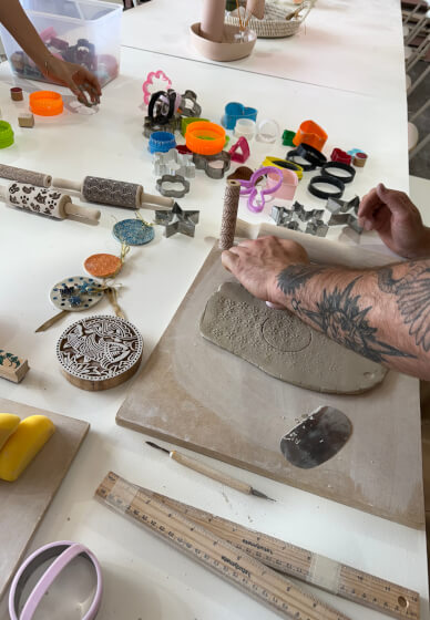 Christmas Ceramic Ornament Making Workshop